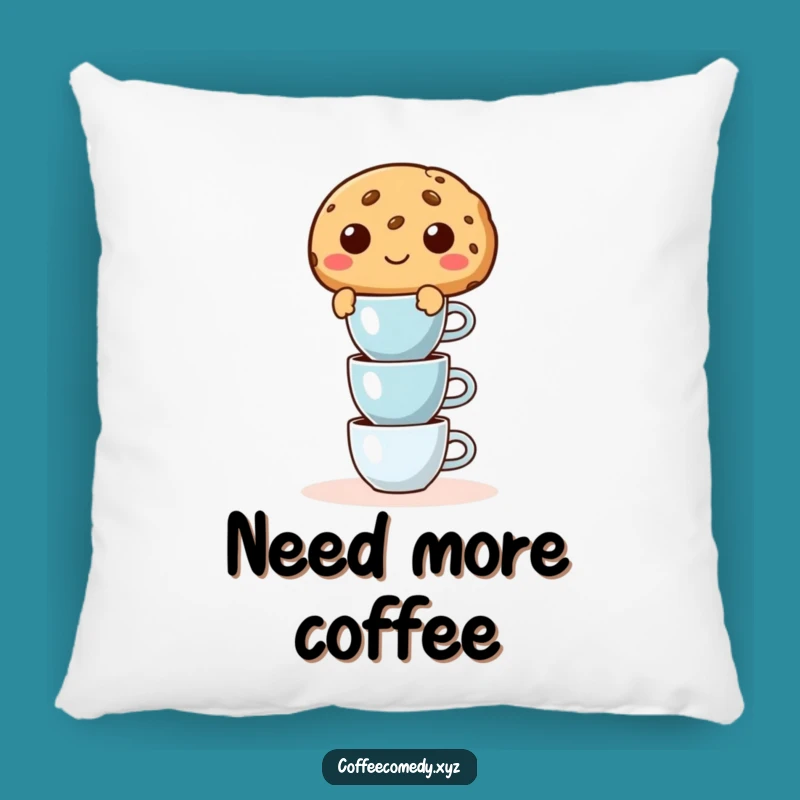 Funny Cookie Pillow: Soft Cushion with Mischievous Balancer, Cozy Funny Gift