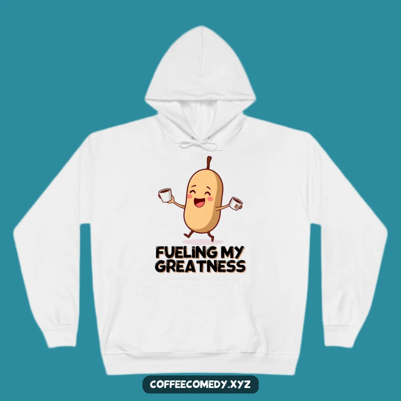 Funny Coffee Bean Hoodie: Cozy Brew Vibes, A Fantastic Funny Gift for Chilly Mornings!