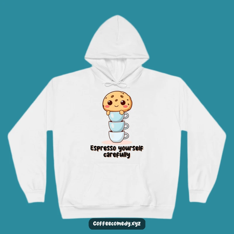 Funny Cookie Hoodie: Cozy Warmth with Mischievous Balancer, Awesome Funny Gift