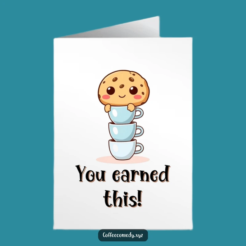 Free Printable Cookie Congrats Card: Funny Downloadable Gift for Daredevils!